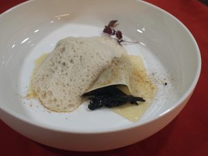 Ravioli van paddenstoelen