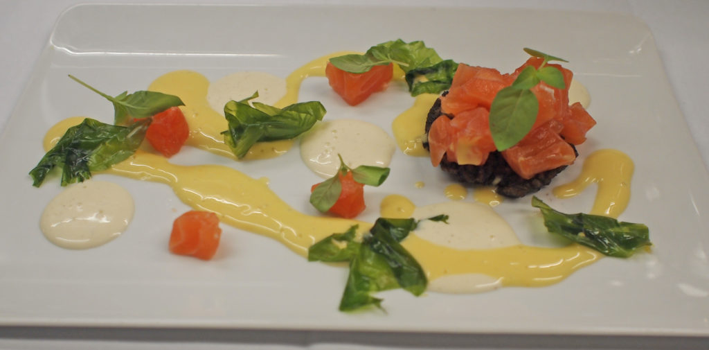 Gemarineerde zalm met citrusmayonaise