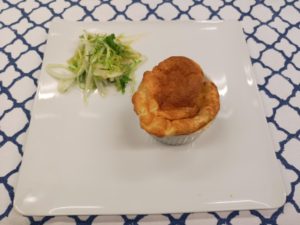 Kaassoufflé (eventueel als pre-dessert)