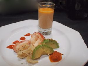 Kreeft met avocado