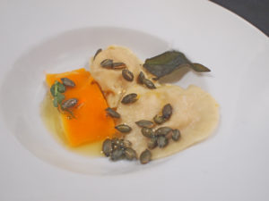 Pompoenravioli