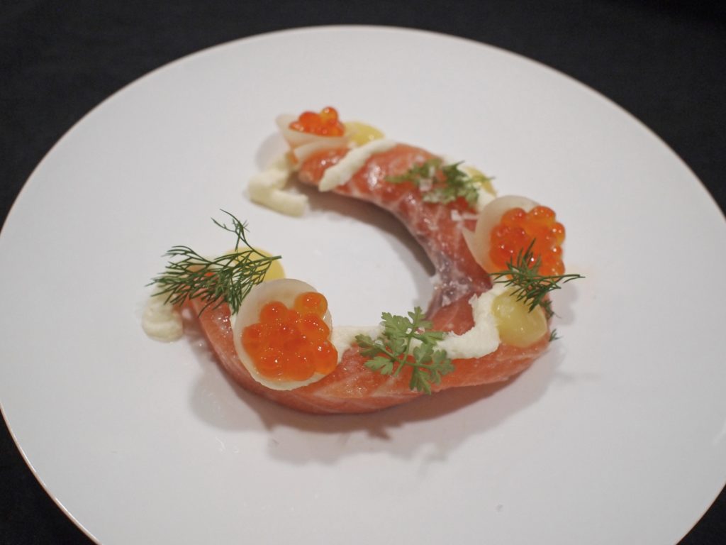 Zalm met mierikswortel