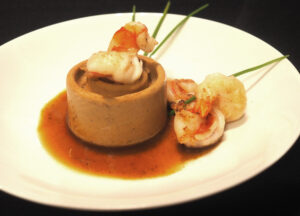 Panna cotta à la bisque d’homard