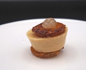Hazelnootboter en uiensandwich